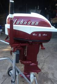 1957 35 Hp Johnson Display Model Outboard Motors Outboard Boats Outboard Boat Motors