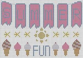 A Summer Cross Stitch Pattern Freebie Cross Stitch
