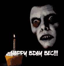 Animal memes with cool dog wish you a happy birthday. Creepy Happy Birthday Gifs Tenor
