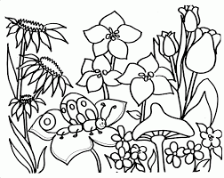 Maybe you would like to learn more about one of these? Flower Garden Coloring Pages Coloring Home