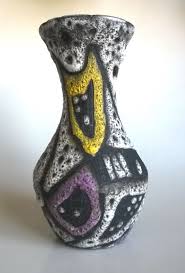 Vase Ceramique De Vallauris Artiste Marius Bessone Epoque Picasso Capron Picault Ebay Vase De Poterie Vase En Bois Vase Noir