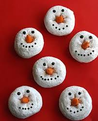 Snowman Doughnuts Christmas Treats Snowman Donuts Christmas Food