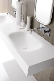 Plan De Toilette Double En Corian Moode Plan De Toilette Rexa Design Idee Salle De Bain Comptoir Lavabo Corian