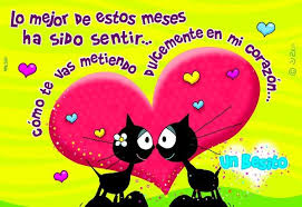 Tarjeta De Aniversario Cumple Mes De Novios Felicitaciones De Aniversario Frases De Amor Para El Novio