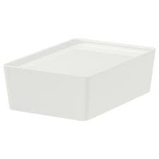 Kuggis Kannellinen Laatikko Valkoinen 18x26x8 Cm Ikea Billy Bookcase Box With Lid Storage Boxes With Lids