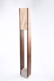 Walnut Wood Floor Lamp With Concrete Base Free Shipping Canada Us Walnut Wood Floors Wood Floor Lamp Wood Floors