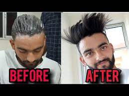 Straightening Rebonding Tutorial For Men Matrix Straight Cream Use At Home Youtube