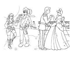 Your toddlers, preschoolers, kindergartners, grade 1, and grde 2 students will have fun decorating these free printable pirate coloring pages.from pirates digging up treasure filled with gems and gold doubloons on an island where x marks the spot to swabbing the deck and climbing a rope. Pirates And Princesses Coloring Page Princess Coloring Page Princess Coloring Coloring Pages