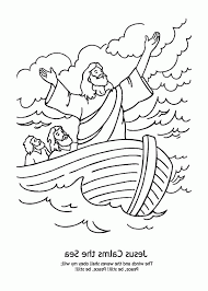 The really big book of bible story coloring pages • 197. The Stylish Stunning Jesus Calming The Storm Coloring Page Coloring Library