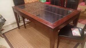 Kitchen & dining room tables. Solid Wood Dining Table Only Furniture Home Living Furniture Tables Sets On Carousell