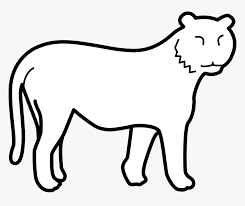 Pngkit selects 1123 hd stripes png images for free download. Tiger Blank No Stripes Outline White Stand Watch Tiger Without Stripes Clipart Hd Png Download Transparent Png Image Pngitem