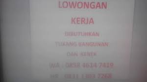 Barang kali ada diantara sobat gingsul.com yang sedang mencari loker terbaru kuningan. Lowongan Kerja Kuli Bangunan Di Bandung Wa 085846147419 Youtube