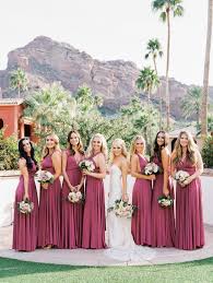 Omni Montelucia Wedding Rachel Solomon Photography Mauve Bridesmaid Dress Mauve Bridesmaid Pink Bridesmaid Dresses
