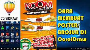 Download Templete Brosur Cara Membuat Brosur Poster Di Coreldraw X6 Youtube
