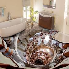 3d Elegant Spiral Staircase Floor Mural Photo Flooring Wallpaper Print Home Deca Wish Floor Murals Floor Wallpaper Flooring For Stairs