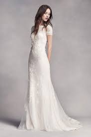 Looking For The Top Wedding Dress Designers Browse David S Bridal Elegant Designer Wedding Dre Short Sleeve Wedding Dress Petite Wedding Dress Wedding Dresses