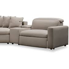 Happy 4 Piece Dual Power Reclining Sectional With 2 Reclining Seats And Cuddler Shitake Value City Furnitur Cuddler Sectional Furniture Reclining Sectional