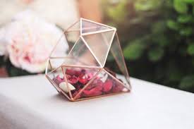 Glass Wedding Centerpiece Sweetheart Table Decor Geometric Terrarium Diamond Terrarium Wedding Decor Geometric Wedding Decor Terrarium Wedding Terrarium Centerpiece