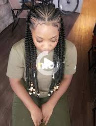 3 Layer Feed In Braids Feedin Braids Blackhair Hairstyles Designs Beeds Feed Ins Cu Feed In Braids Hairstyles African Braids Hairstyles Feed In B Feed In Braids Hairstyles Feed In