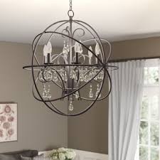Freeman 6 Light Globe Chandelier Reviews Birch Lane