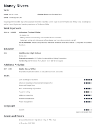 Classic cv / resume, this form of document will work in almost every industry. High School Graduate Resume Template 20 Examples