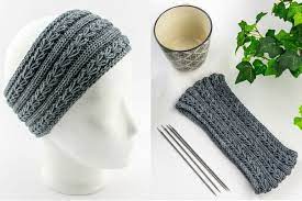 Maybe you would like to learn more about one of these? Knitting Pattern Headband Silver Wheat Band