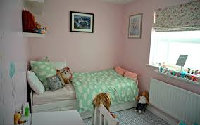 The second puzzle piece was addressing the mismatched side tables. 6 Year Old Bedroom Makeover