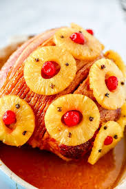 Baked Ham Recipe Brown Sugar Pineapple Glazed Ham Recipe Baked Ham Ham Recipes Baked Cherry Glaze Recipe