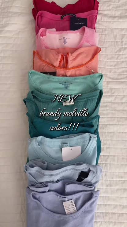 New Brandy Melville Summer Colors Haul