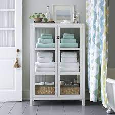 Kraal White Cabinet Bathroom Towel Storage Cabinet White Bath Towels Bathroom Towel Storage