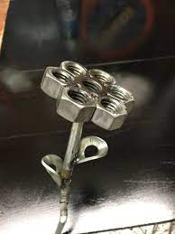 Nutz Flower By Nutzncrafts On Etsy Welding Art Projects Metal Art Projects Welding Art