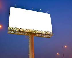 Outdoor Branco Para Cartaz Publicidade Livre Outdoor Branco Para  Publicidade — Foto © totojang1977@gmail.com #440356486