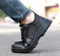 Non-slip safety shoes European standard steel toe breathable safety shoes