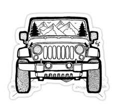 Pin By Alexandra Busico On Books Art Jeep Stickers Jeep Art Jeep Tattoo
