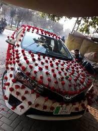 Decorating the wedding car is definitely a fun and creative way to honor (or even embarrass) the newly married couple!. 39 Car Decoration Ideas Car Decor Wedding Car Decorations Wedding Car