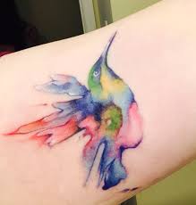 Vibrant colored ink drips make watercolor tattoos unique and unusual. My Watercolor Tattoo By Jonny Kelly At Century Tattoo In Philly Imgur