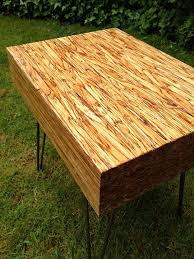 Butcher block coffee table end table with cold rolled sturdy steel (19 high, 20x40) $246.99. Butcher Block Coffee Table Modern Legs