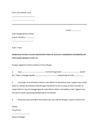 Pelajar , pekerja atau murid perlulah mempunyai surat cuti sakit daripada doktor dan anda boleh cuba menggunakan contoh surat rasmi tak hadir ke 2. Surat Tidak Hadir Ke Sekolah Disebabkan Covid 19