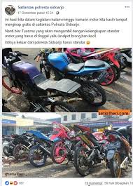 Maybe you would like to learn more about one of these? Ban Cungkring Knalpot Brong Dan Stang Jepit Kena Razia Begini Ribetnya Kalau Mau Ambil Hehehe Setia1heri Com