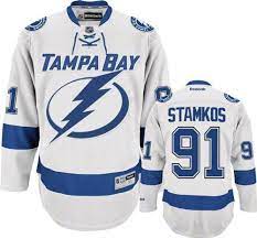 Shop new tampa bay lightning clothing and gear at fanatics international. Steven Stamkos Jersey Reebok 91 Tampa Bay Lightning Premier Jersey By Reebok 159 99 Engineered To Duplicate Offi Nhl Jerseys Tampa Bay Lightning Tampa Bay