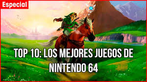 Miles de juegos para descargar gratuitamente. Top 10 Los Mejores Juegos De Nintendo 64 Ranking Retro N64 Youtube