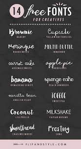 14 Free Fonts For Creatives Flip And Style Fancy Fonts Lettering Fonts Typography Fonts