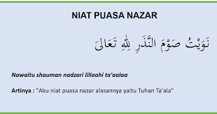 Bacaan doa buka puasa qadha/ganti bulan ramadhan. Bacaan Niat Puasa Nazar Lengkap Dengan Latin Dan Artinya Doa Harian Islami