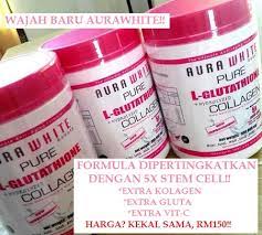 Memiliki kulit yang putih dan bersih pastilah menjadi idaman baik pria maupun wanita benar sekali jika kini sudah banyak produk yang menawarkan khasiat untuk memutihkan kulit dengan cepat. Produk Putihkan Kulit Aura White Gluta Collagen 900 000mg Blog Chanteque Dan Sihat Selalu