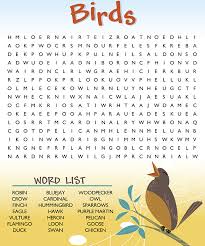 Bird Bird Bird Is The Word Song Birds Word Seek By Yuckles Puzzles For Kids Games For Kids What Is A Bird