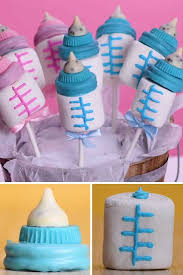 Marshmallow Baby Bottles Easy Diy Baby Shower Desserts For Boys In 2020 Baby Shower Diy Baby Shower Cupcakes For Boy Baby Shower Desserts Boy