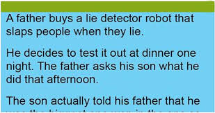 The robot slaps the father. This Father Got A Huge Surprise From His Wife After Catching His Son Lying