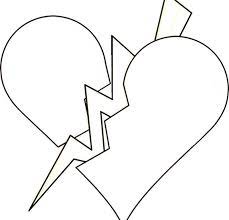 Heart coloring pages printable heart coloring pages heart printable coloring pages heart shape coloring page heart with flames coloring pages. Printable Broken Heart Coloring Pages Novocom Top