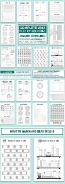 Sale 2018 Bullet Journal A4 Printable 12 Month Starter Kit Calendar Planner Diary Budget Tracker Weight Los Bullet Journal Books Bullet Journal Journal