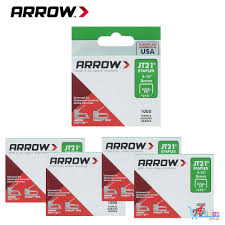 For carpet padding, plastic sheeting and upholstering. Arrow Gun Tacker Staple Wire Jt21 5 16 8mm 5000 Pieces Lazada Ph